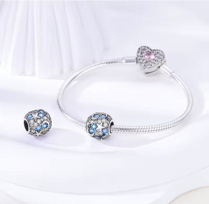 Enchanted Night Sky Charm – Sterling Silver